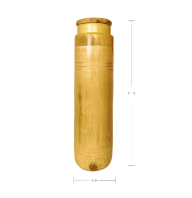 Natual Bamboo water bottle - 1 litre