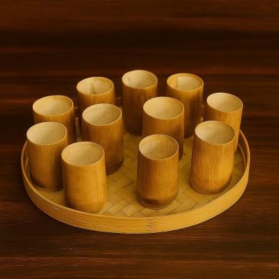 Cup Set 3 Inch 12 pcs with Serving Tray
