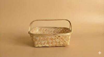 Rectangle Basket With Handle