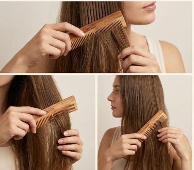 Big size bamboo comb