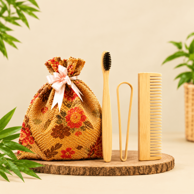 Bamboo Eco-Friendly Personal Care Gift Set