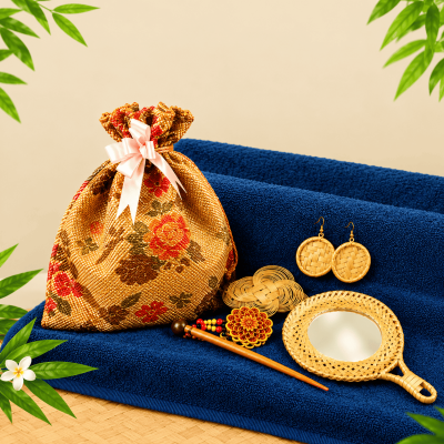 Handcrafted Bamboo Jewellery Gift Set