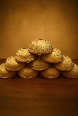 Round Basket 9 Inch Pack Of 10