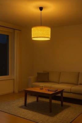 2 Tier Bamboo Lampshade